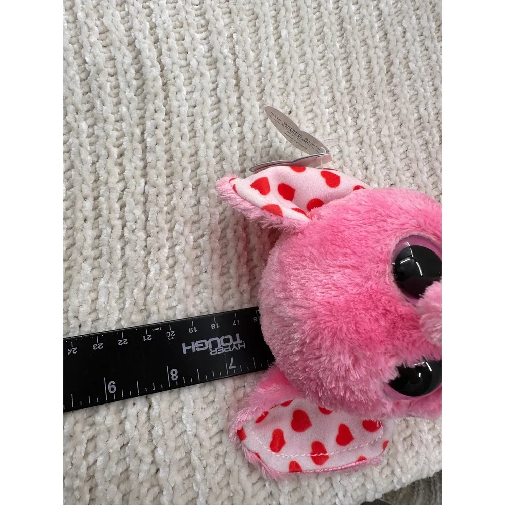Ty Beanie Boos Tender Elephant Plush Pink Heart Ears 6 inch Stuffed Animal‎ Toy